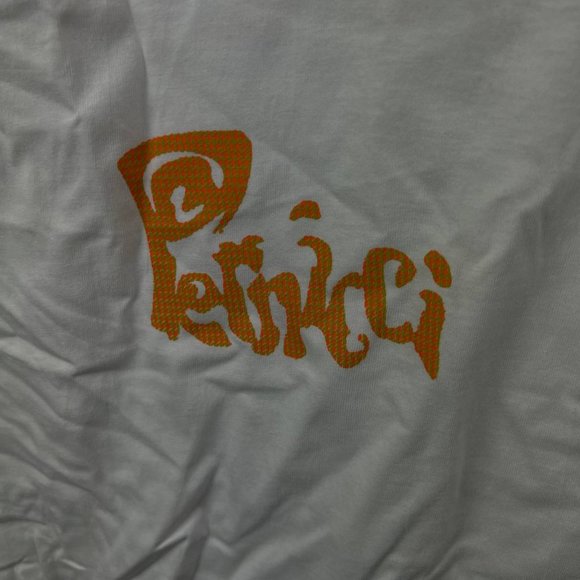 Vintage Pernicci Spiral Grunge XL Casual T-Shirt‎ White New Men Single Stitching - Picture 2 of 11